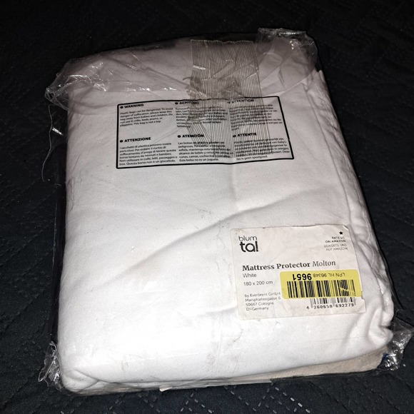 NEW From Germany Blumtal KING size Mattress Protector Cream Color 180x200cm - Picture 10 of 11